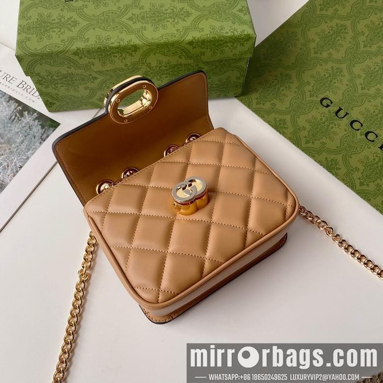 Replica Gucci Bags 1:1 741457 18X14.5X8cm YG 4colour