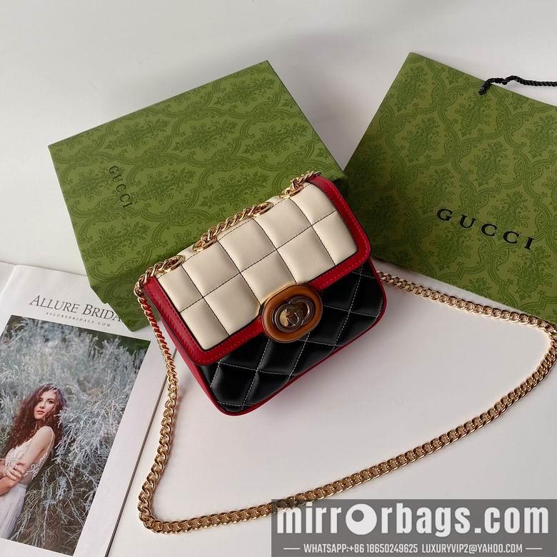 Replica Gucci Bags 1:1 741457 18X14.5X8cm YG 4colour