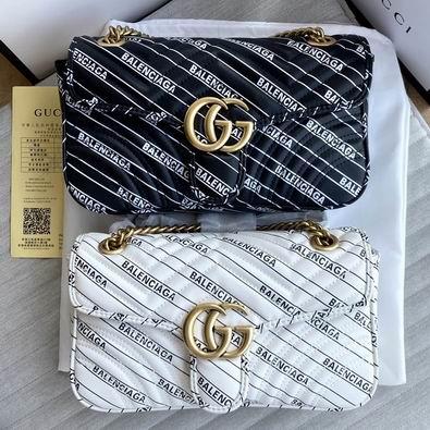 Replica Gucci Bags 1:1 GG Marmont 443497 26x15x7cm df03