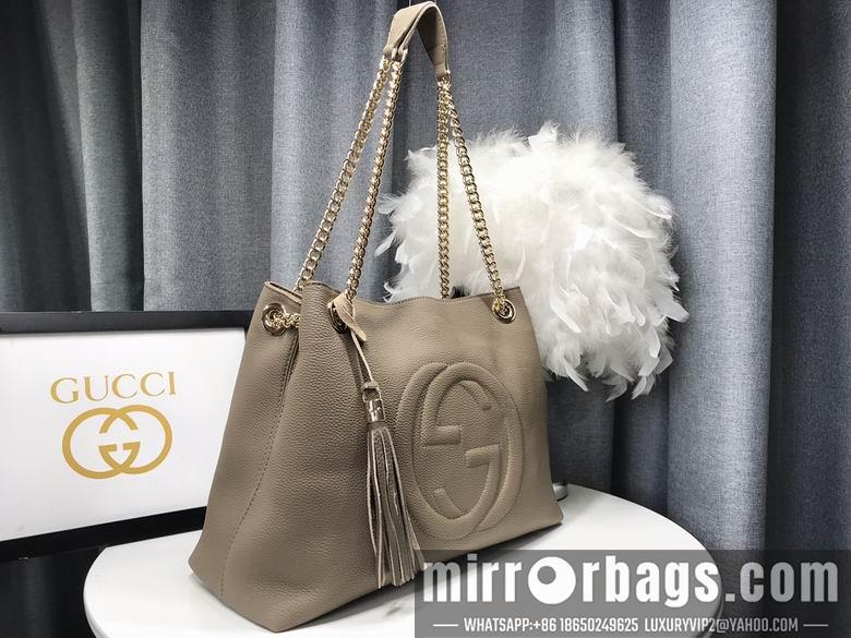 Replica Gucci Bags 1:1 WD308982大象灰 38X27X14
