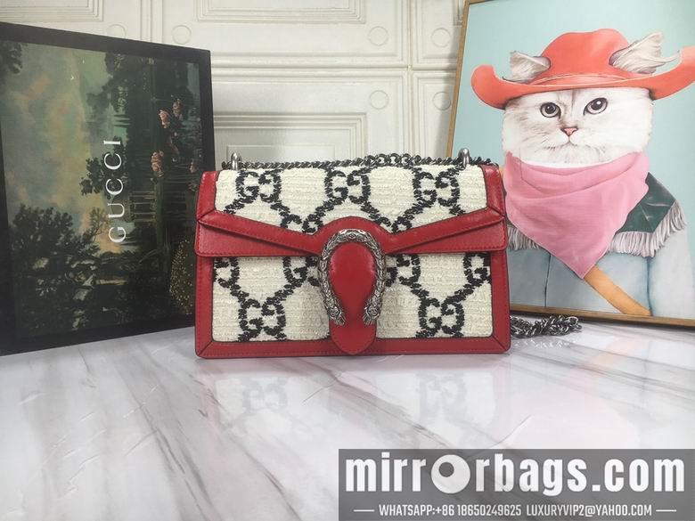 Replica Gucci Bags 1:1 WD400249白底花 28X18X9