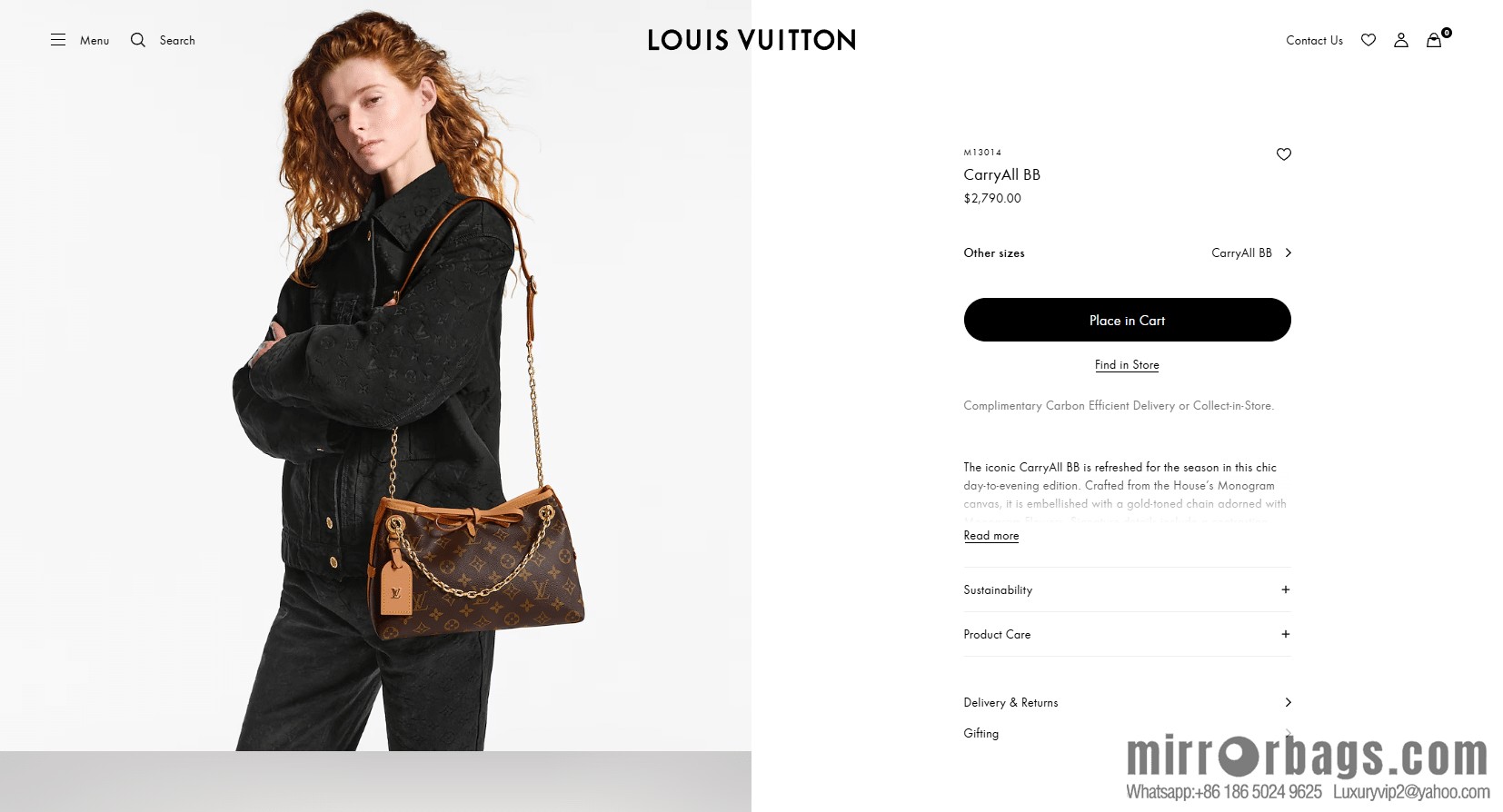 LV M13014 CarryAll BB