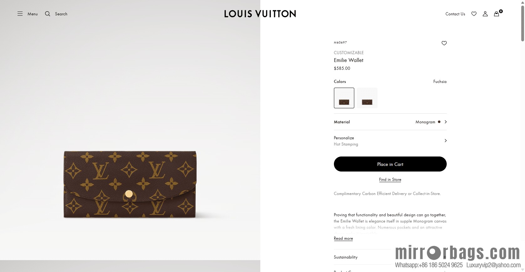 LV M60697 Purple Bean [Official Full Chip Version]