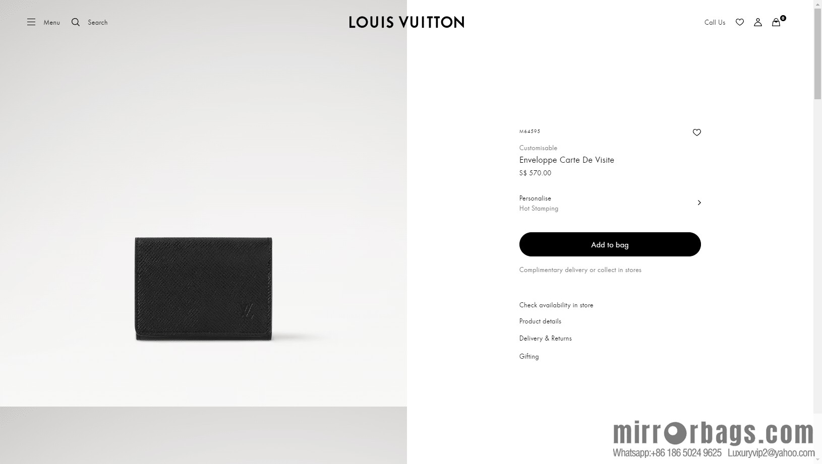 LV M64595 [Official all-steel chip version]