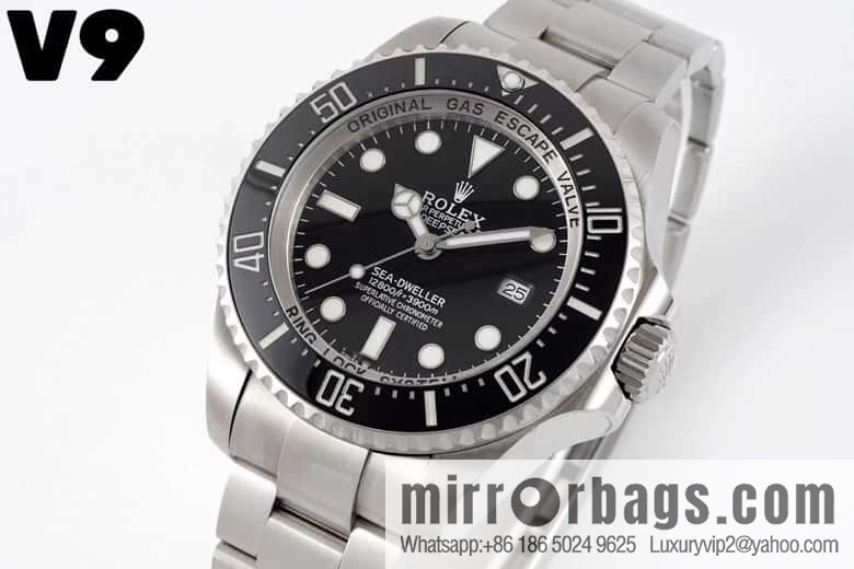 V9 Factory Factory's strongest version, sea-type 126600 Ghost King series original movement 3235 all-in-one blue hairspring watch