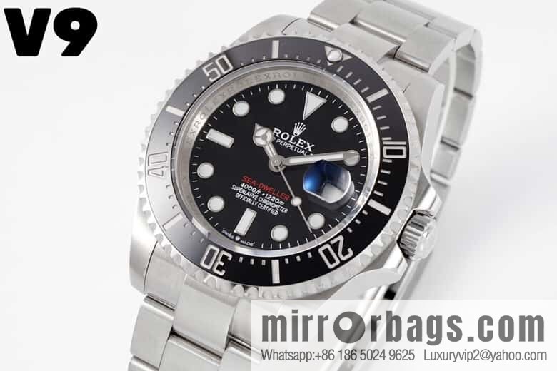 V9 Factory Factory's strongest version, sea-type 126600 Ghost King series original movement 3235 all-in-one blue hairspring watch