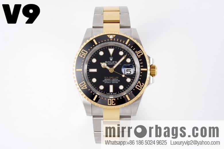 V9 Factory Factory's strongest version, sea-type 126600 Ghost King series original movement 3235 all-in-one blue hairspring watch