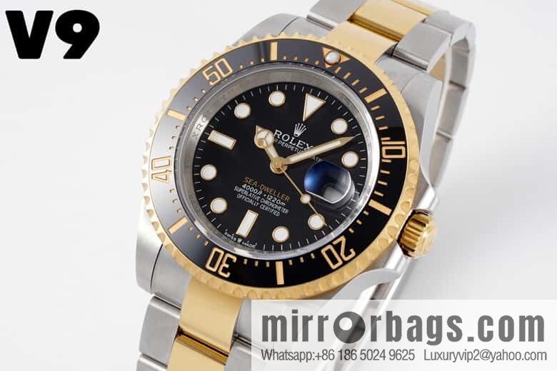 V9 Factory Factory's strongest version, sea-type 126600 Ghost King series original movement 3235 all-in-one blue hairspring watch