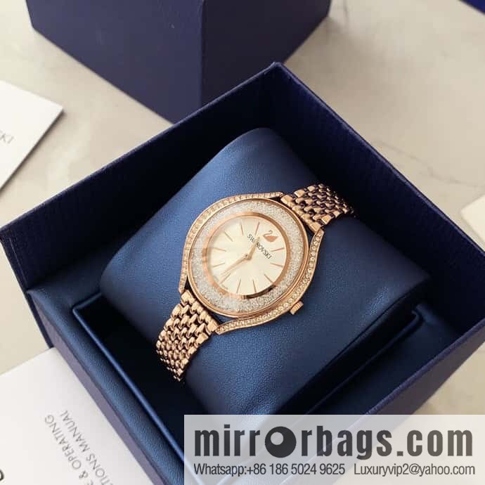 Swarovski. The same series at the Swarovski counter: Crystalline Aura watch