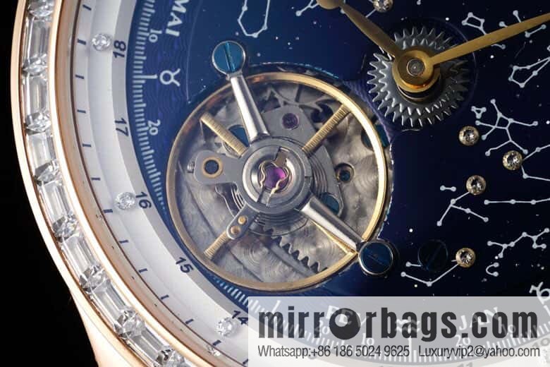 RMS new Beidou Star Orbital Flywheel JL product. Home, Master Series, Orbital Flywheel, inlaid with sand gold stone literal watch