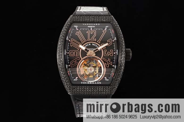 Frank Muller V45 Vanguard Tourbillon Series Original Complex Franck Muller Tourbillon Movement Watch
