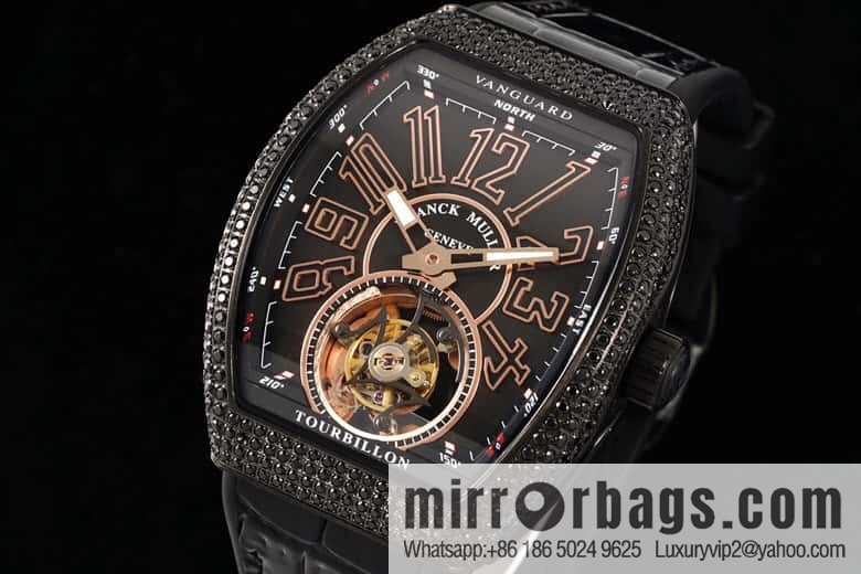 Frank Muller V45 Vanguard Tourbillon Series Original Complex Franck Muller Tourbillon Movement Watch