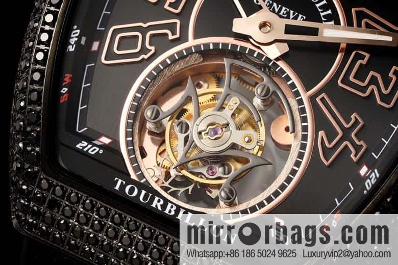 Frank Muller V45 Vanguard Tourbillon Series Original Complex Franck Muller Tourbillon Movement Watch