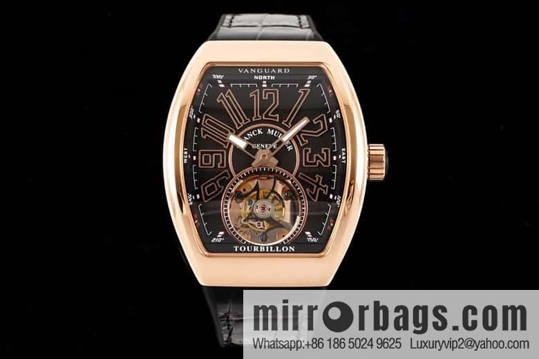 Frank Muller V45 Vanguard Tourbillon Series Original Complex Franck Muller Tourbillon Movement Watch
