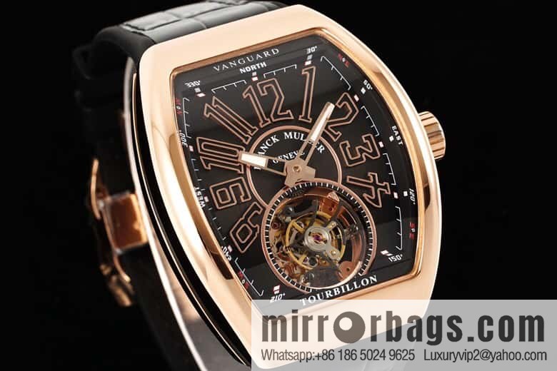 Frank Muller V45 Vanguard Tourbillon Series Original Complex Franck Muller Tourbillon Movement Watch