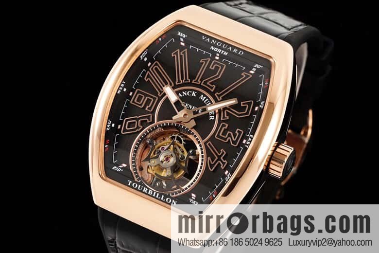 Frank Muller V45 Vanguard Tourbillon Series Original Complex Franck Muller Tourbillon Movement Watch