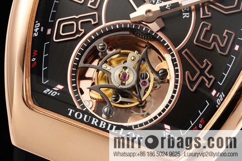 Frank Muller V45 Vanguard Tourbillon Series Original Complex Franck Muller Tourbillon Movement Watch