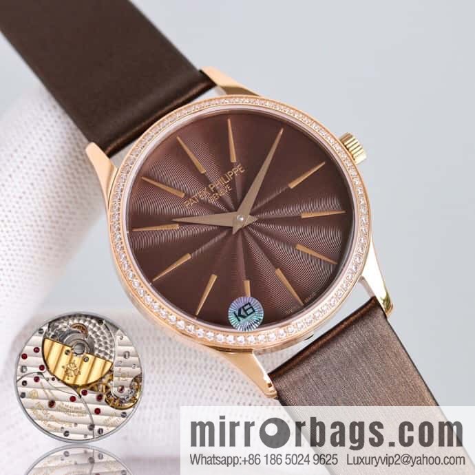 The TW factory has fully upgraded the new model, and the Patek Philippe PP classical series has shocked the 4997/200R-001 women's Cal.240 integrated movement watch.