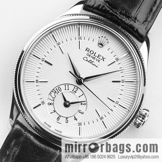 EW Rolex Cellini Log GMT Function Day and Night Function 39 mm Diameter Watch