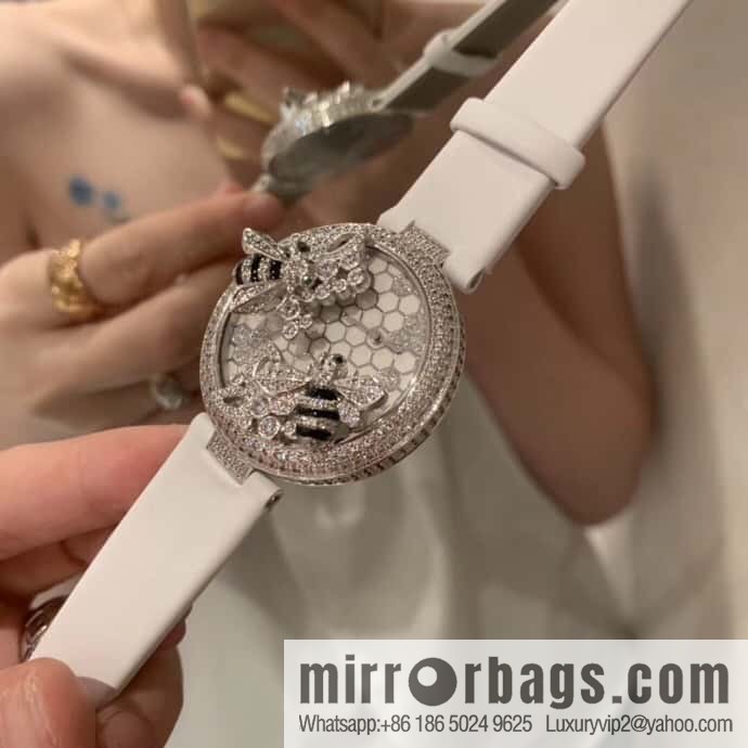 Cartier C White Bee Creative Gemstone Series 40mm Dial