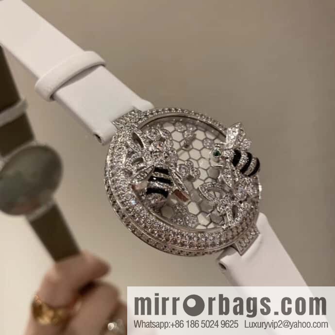 Cartier C White Bee Creative Gemstone Series 40mm Dial