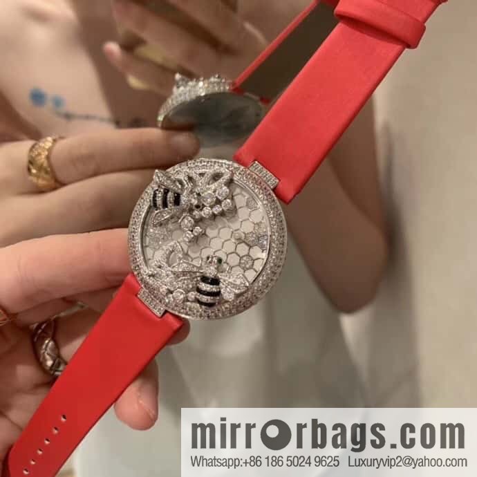 Cartier C White Bee Creative Gemstone Series 40mm Dial