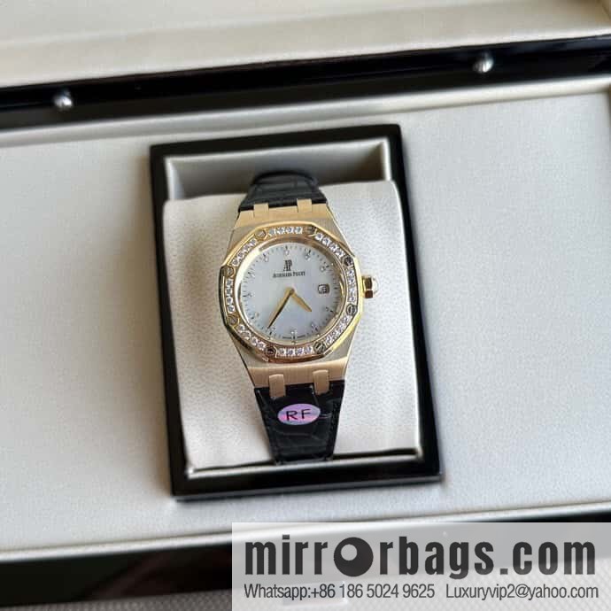Alligator Leather RF Factory, Audemars Piguet Royal Oak Series Model 67601 Quartz Watch