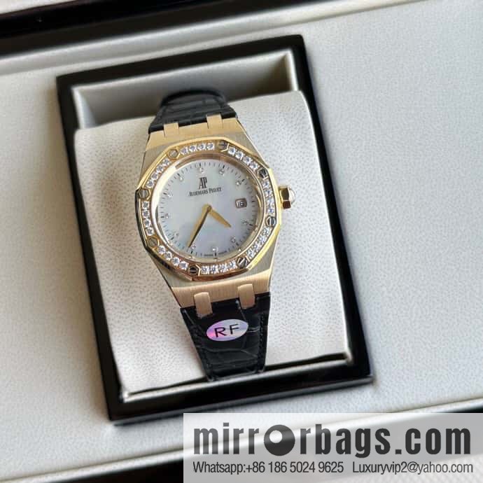 Alligator Leather RF Factory, Audemars Piguet Royal Oak Series Model 67601 Quartz Watch