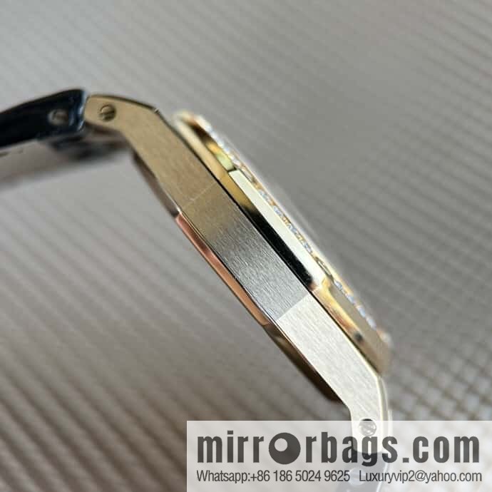 Alligator Leather RF Factory, Audemars Piguet Royal Oak Series Model 67601 Quartz Watch