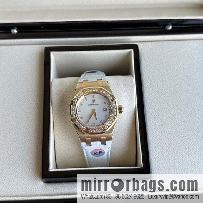 Alligator Leather RF Factory, Audemars Piguet Royal Oak Series Model 67601 Quartz Watch