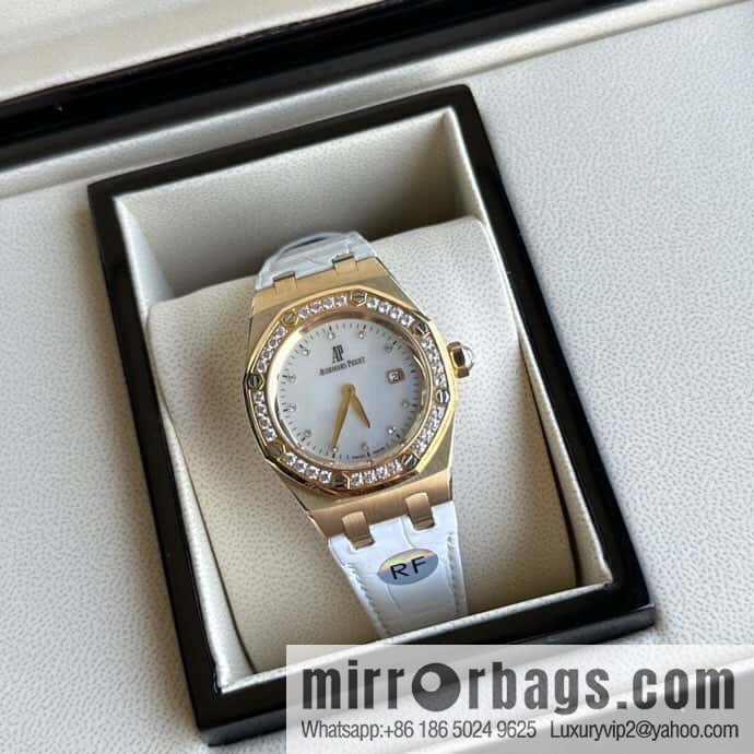 Alligator Leather RF Factory, Audemars Piguet Royal Oak Series Model 67601 Quartz Watch