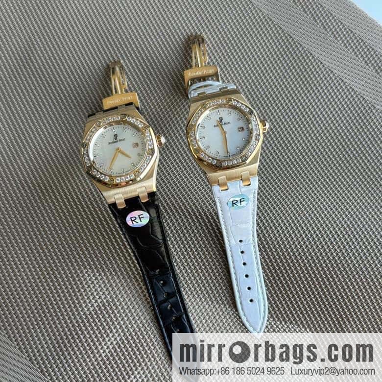 Alligator Leather RF Factory, Audemars Piguet Royal Oak Series Model 67601 Quartz Watch