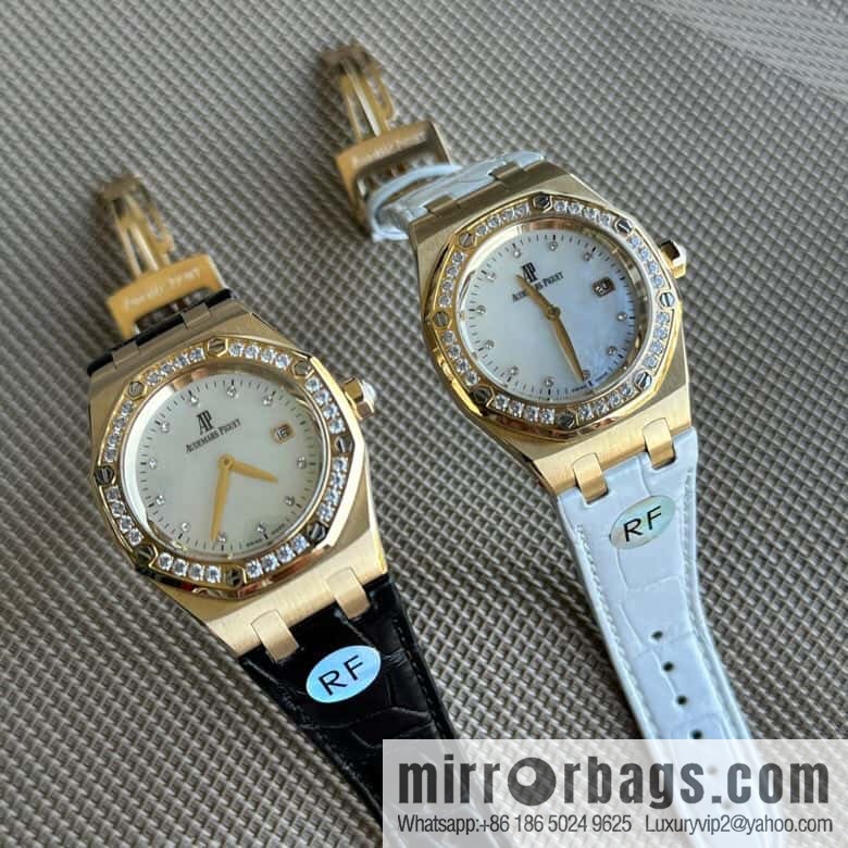Alligator Leather RF Factory, Audemars Piguet Royal Oak Series Model 67601 Quartz Watch