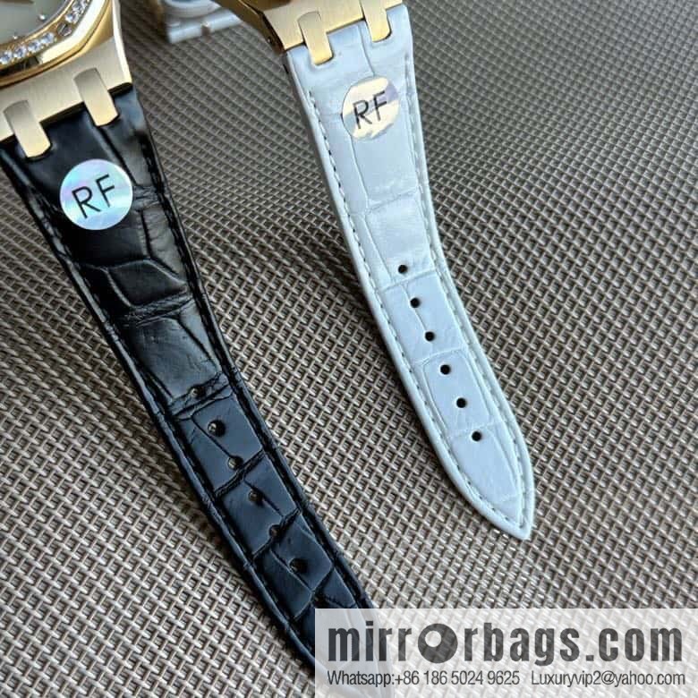 Alligator Leather RF Factory, Audemars Piguet Royal Oak Series Model 67601 Quartz Watch