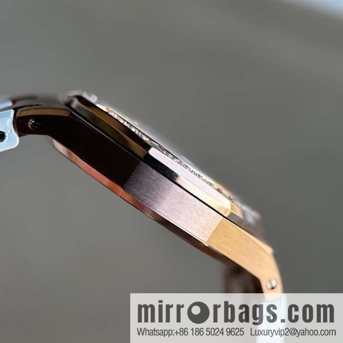 Alligator Leather RF Factory, Audemars Piguet Royal Oak Series Model 67601 Quartz Watch