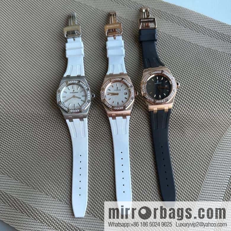 Alligator Leather RF Factory, Audemars Piguet Royal Oak Series Model 67601 Quartz Watch