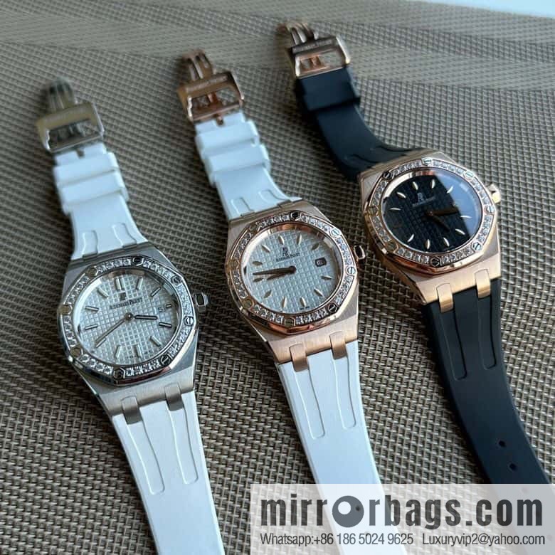 Alligator Leather RF Factory, Audemars Piguet Royal Oak Series Model 67601 Quartz Watch
