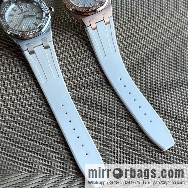 Alligator Leather RF Factory, Audemars Piguet Royal Oak Series Model 67601 Quartz Watch