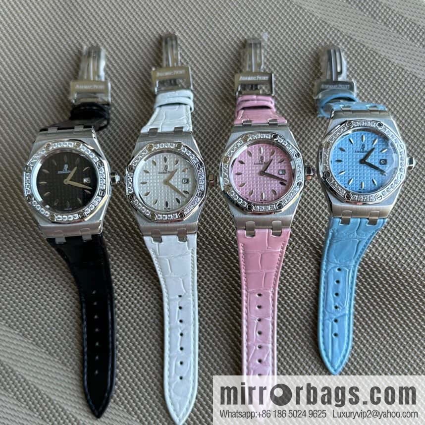 Alligator Leather RF Factory, Audemars Piguet Royal Oak Series Model 67601 Quartz Watch