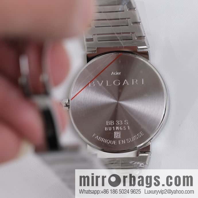 Rose Gold Diamond Bv Bulgari Ladies Quartz Watch