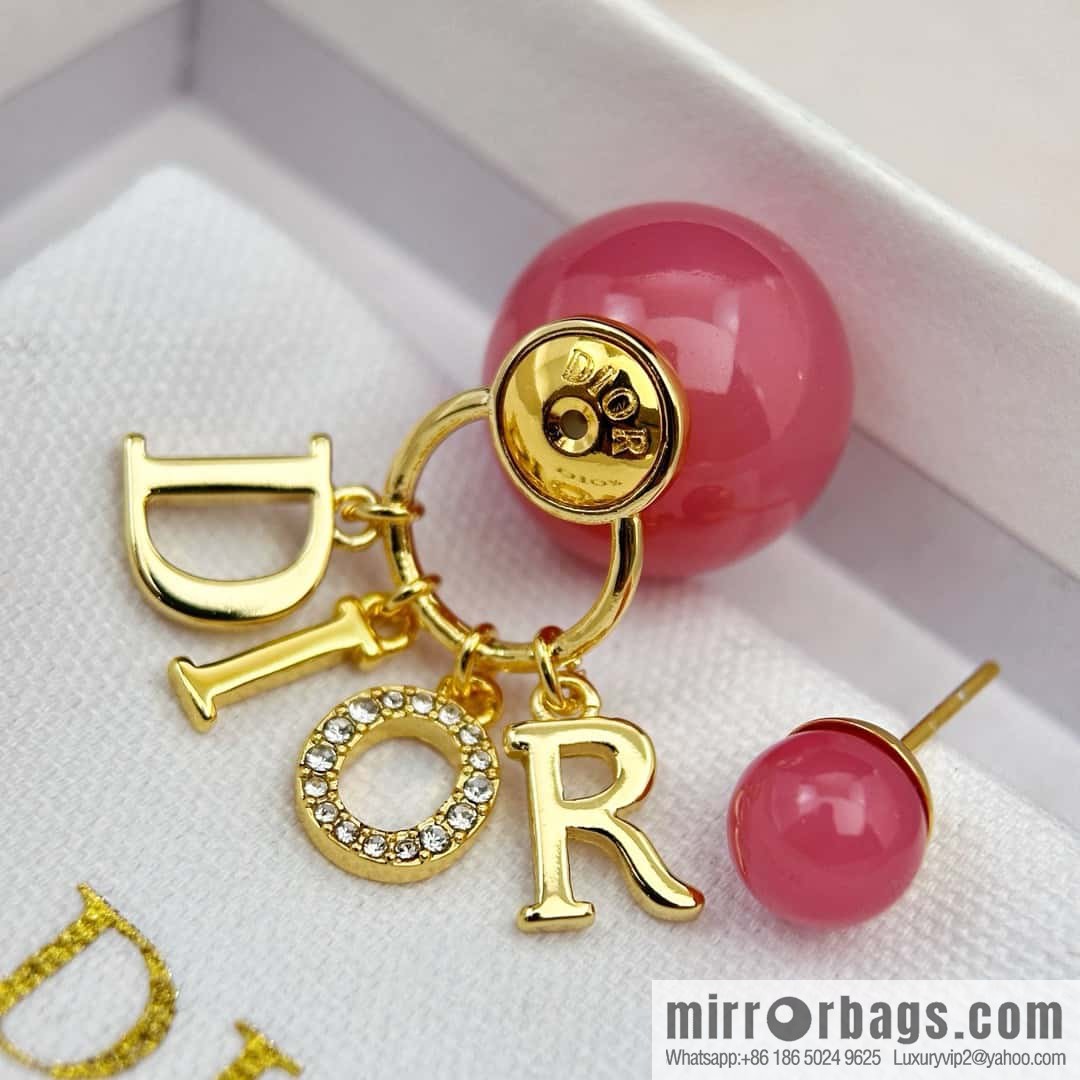 New ☑️ DIOR Dior tassel size pearl stud earrings