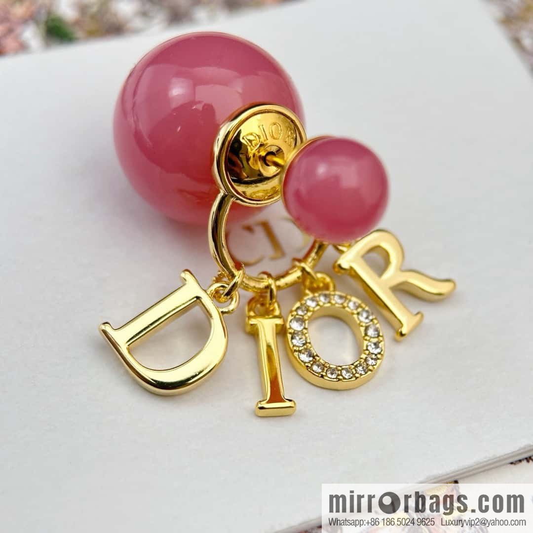 New ☑️ DIOR Dior tassel size pearl stud earrings