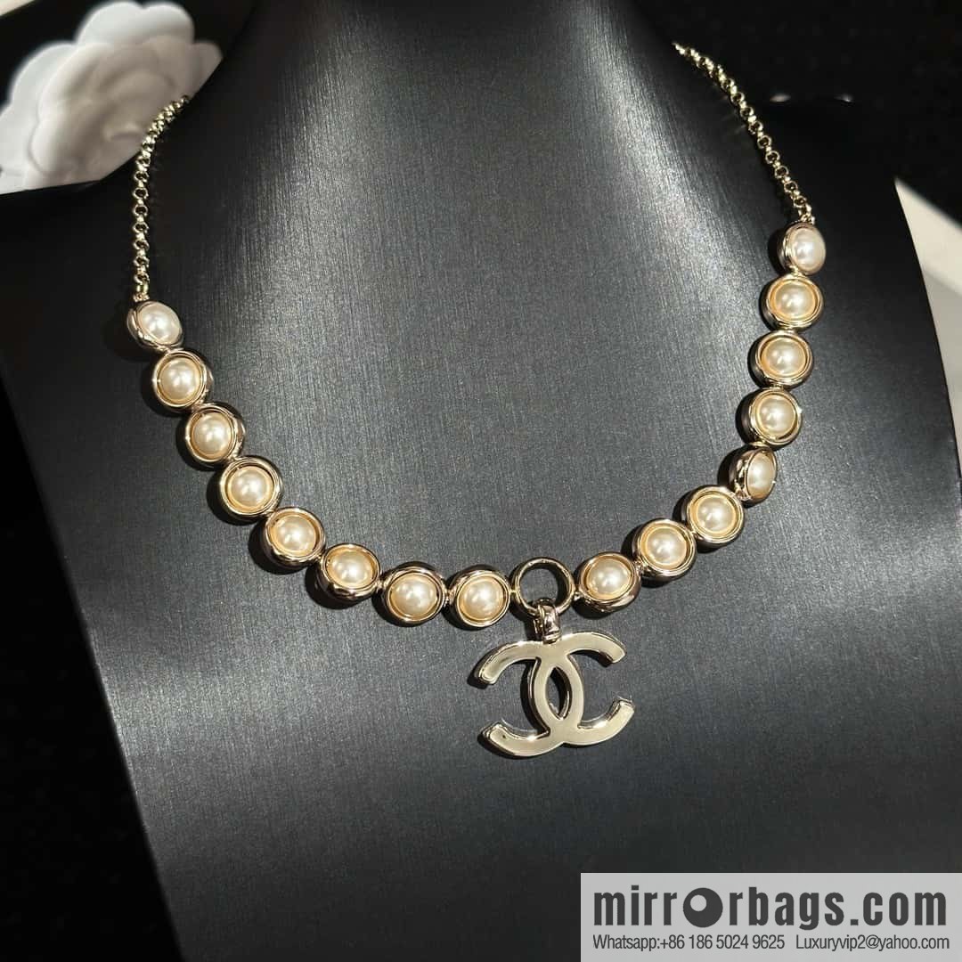 ❗️New ❗️ Chanel necklace ☀️ new ☑️ Chanel double c pearl necklace ☀️