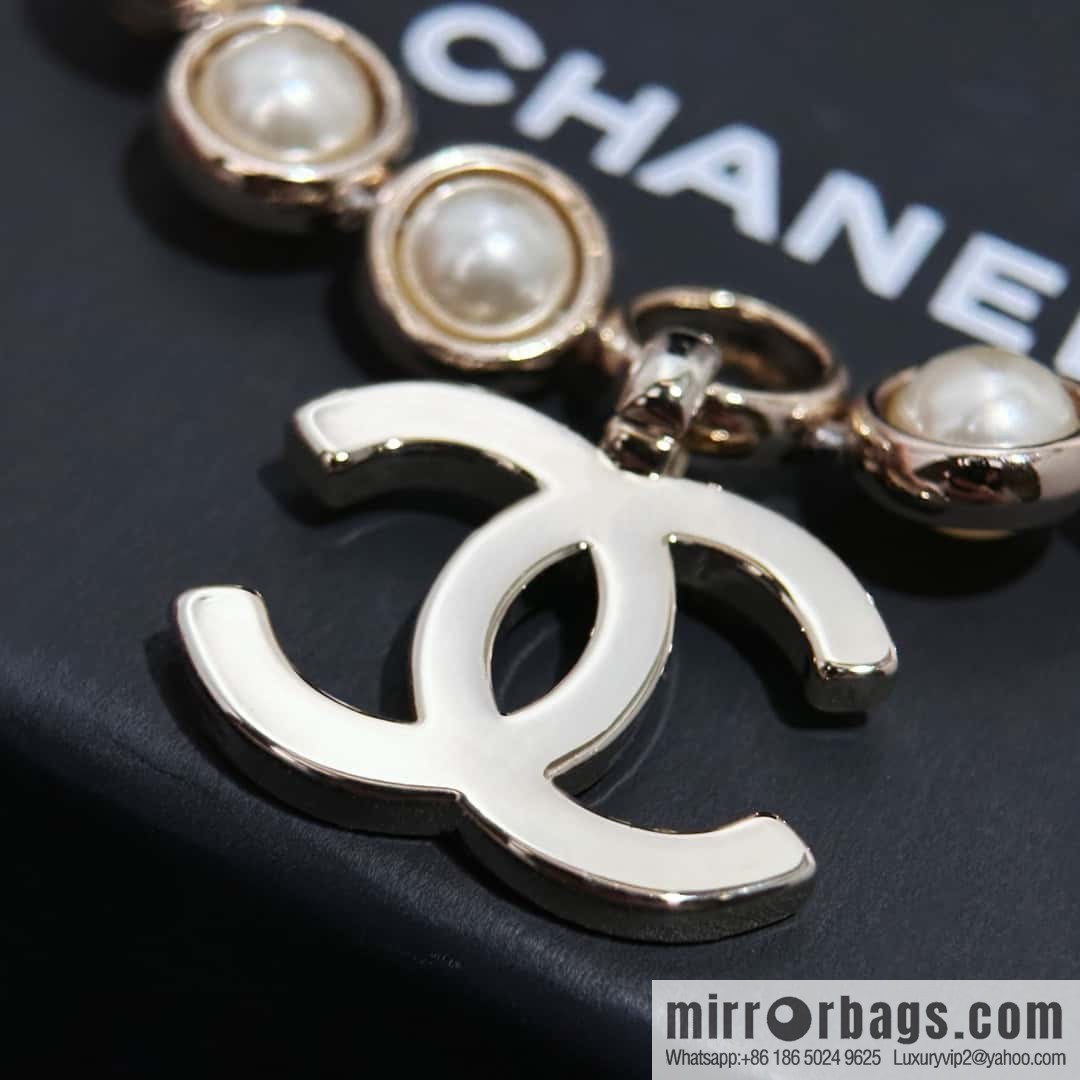 ❗️New ❗️ Chanel necklace ☀️ new ☑️ Chanel double c pearl necklace ☀️
