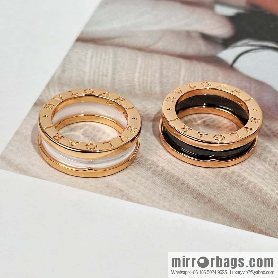 ❗Classic explosion ❗ narrow version ☀ BVLGARI narrow black and white ceramic ring ☀ ☀️