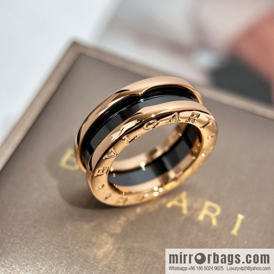 ❗Classic explosion ❗ narrow version ☀ BVLGARI narrow black and white ceramic ring ☀ ☀️