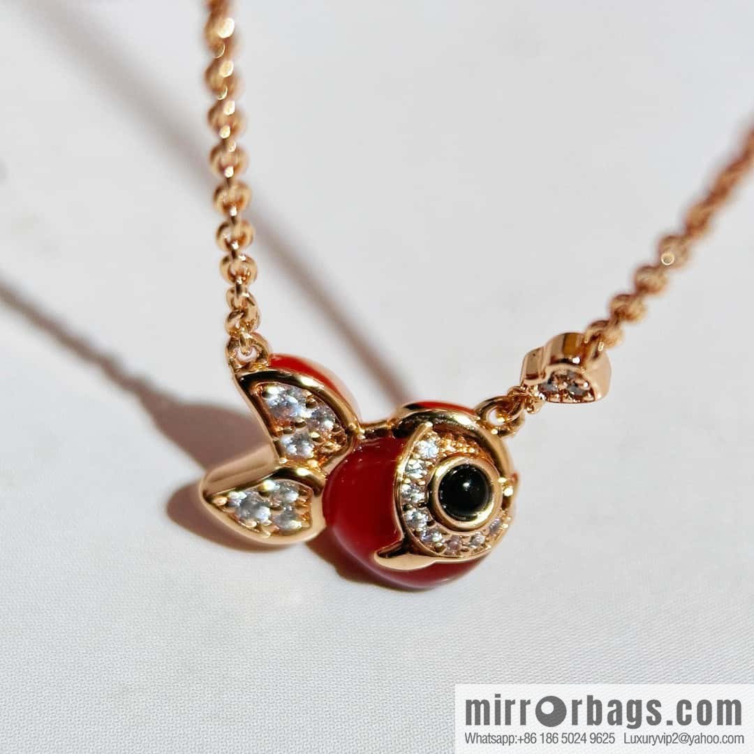 ❗️New ❗️ ☀️ Original ☀️ Qeelin Kirin Goldfish Necklace ☀️