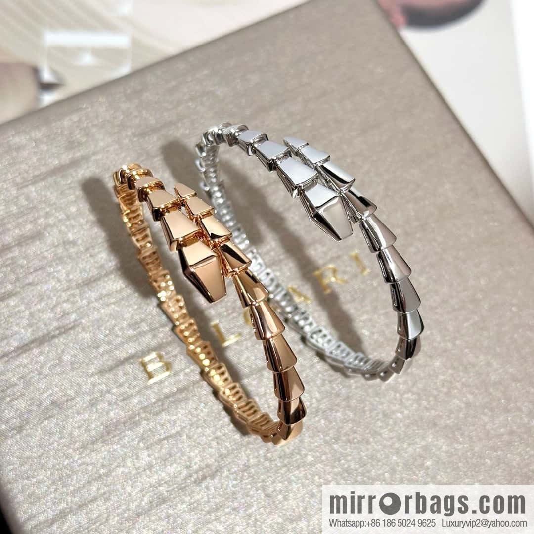 ❗️CNC version ❗️ ☀️ Seiko version A ☀️ Bulgari BVLGARI narrow version glossy snake bone bracelet ☀️