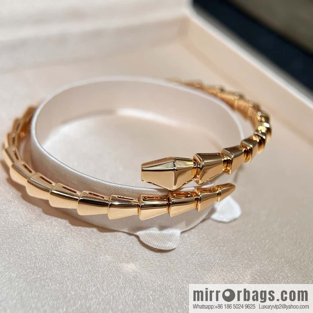 ❗️CNC version ❗️ ☀️ Seiko version A ☀️ Bulgari BVLGARI narrow version glossy snake bone bracelet ☀️