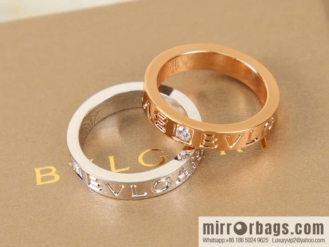 ❗️ New ❗️ ☀ Seiko version A ☀ BVLGARI glossy snake bone ring ☀